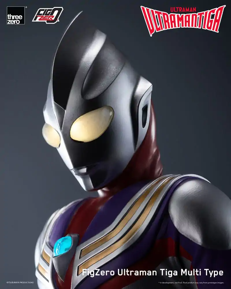 Figurină de acțiune Ultraman Tiga FigZero 1/6 Ultraman Tiga Multi Type 32 cm poza produsului