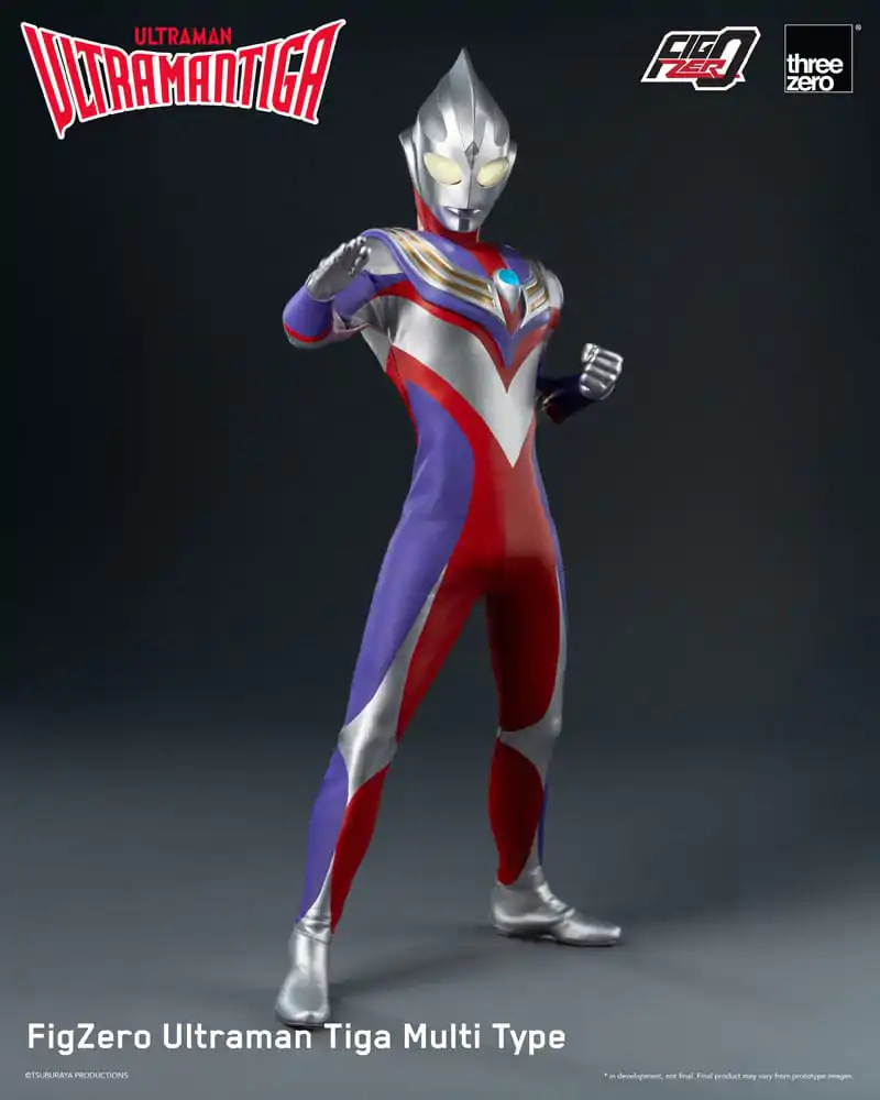 Figurină de acțiune Ultraman Tiga FigZero 1/6 Ultraman Tiga Multi Type 32 cm poza produsului