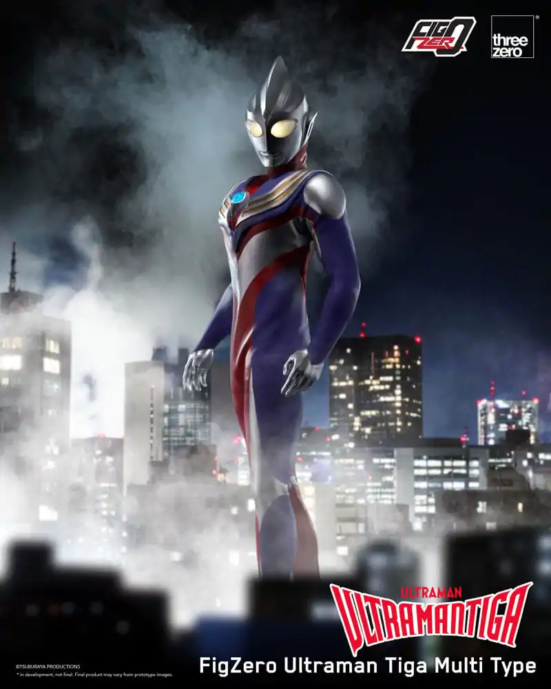 Figurină de acțiune Ultraman Tiga FigZero 1/6 Ultraman Tiga Multi Type 32 cm poza produsului