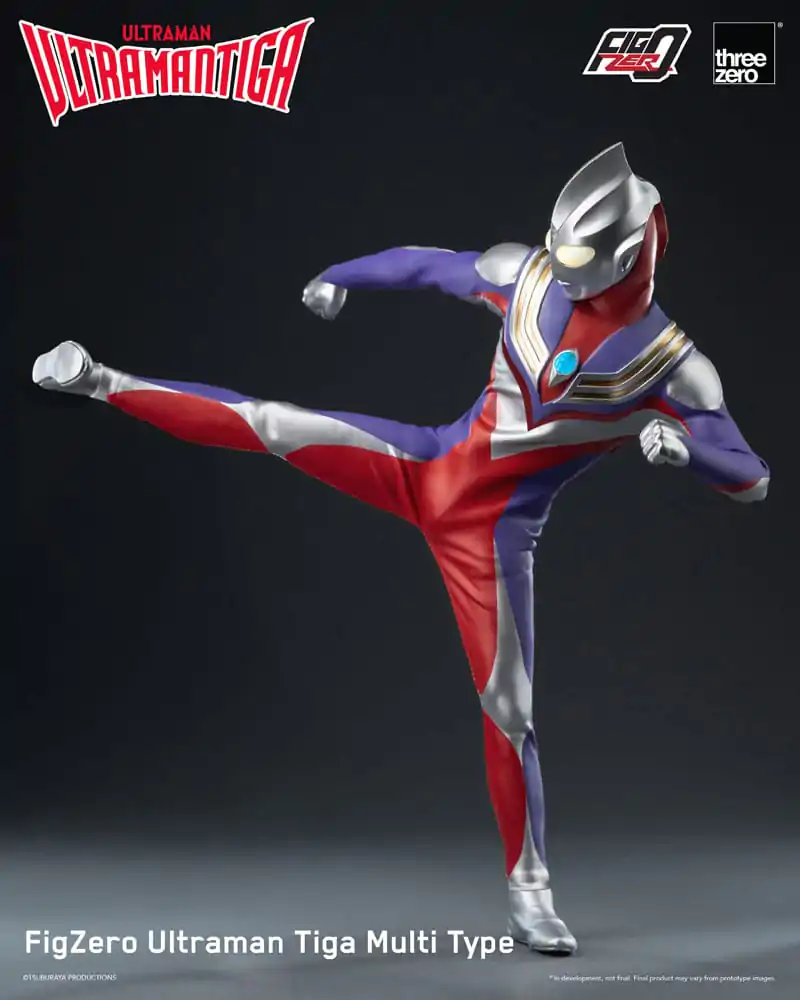 Figurină de acțiune Ultraman Tiga FigZero 1/6 Ultraman Tiga Multi Type 32 cm poza produsului