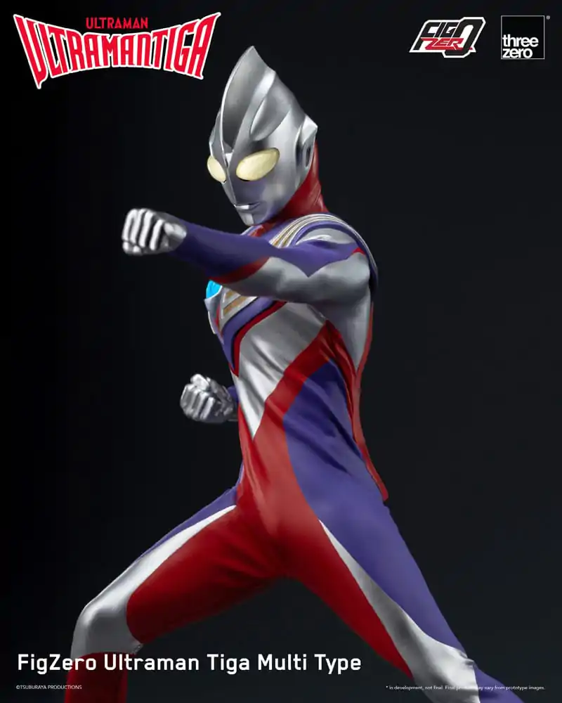 Figurină de acțiune Ultraman Tiga FigZero 1/6 Ultraman Tiga Multi Type 32 cm poza produsului