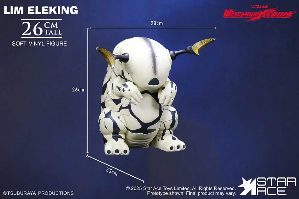 Ultraman Ultra-Kaiju Statuie de vinil moale Lim Eleking 26 cm poza produsului