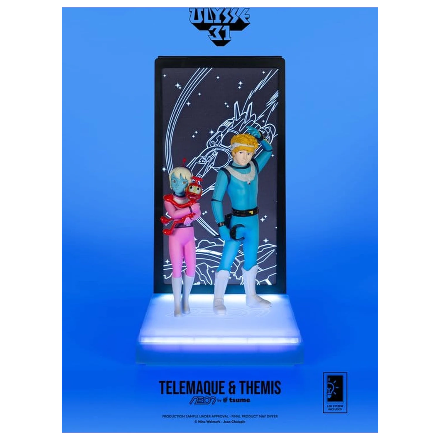 Ulysse 31 Neon Figure 1/9 Telemachus & Themis 20 cm figurina poza produsului