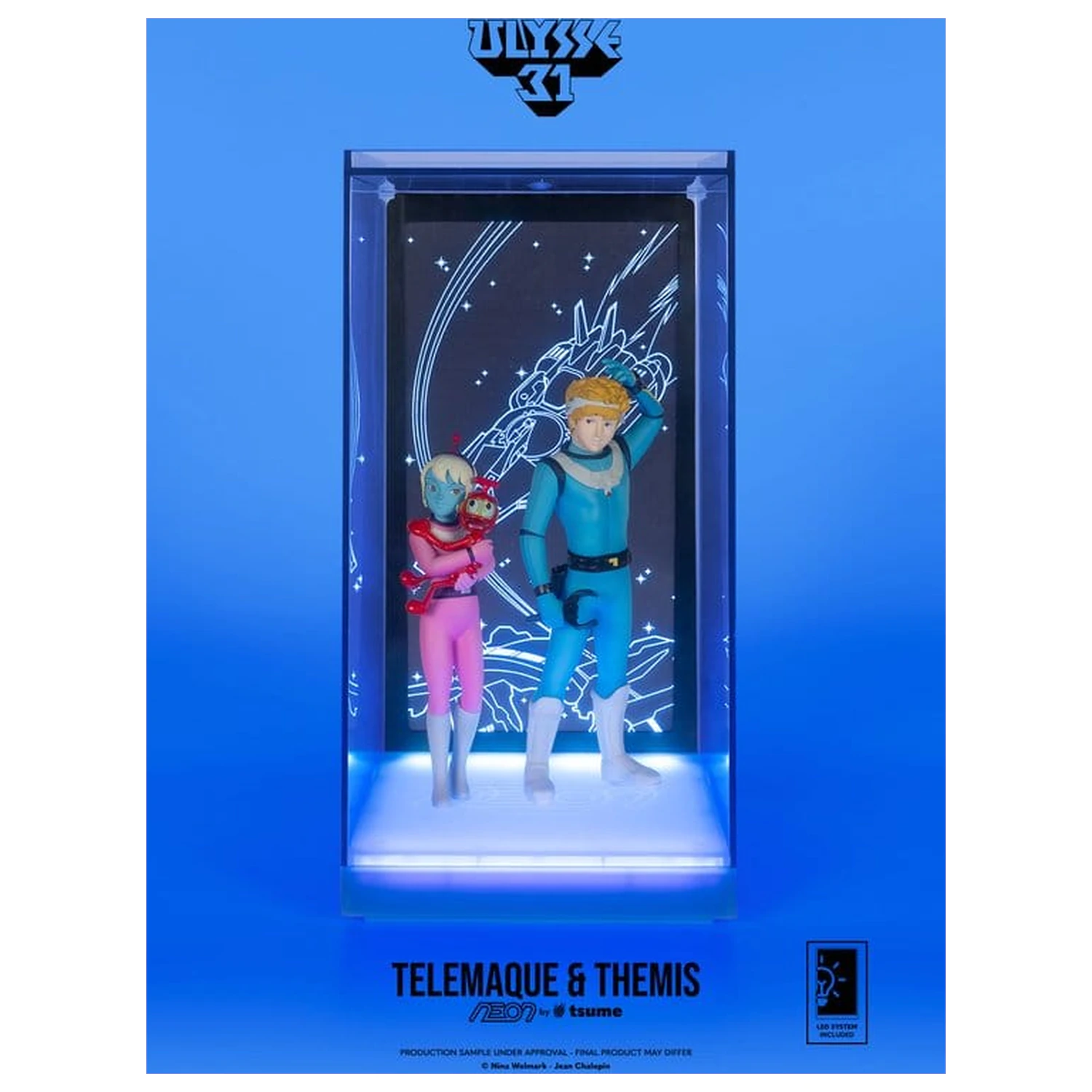 Ulysse 31 Neon Figure 1/9 Telemachus & Themis 20 cm figurina poza produsului