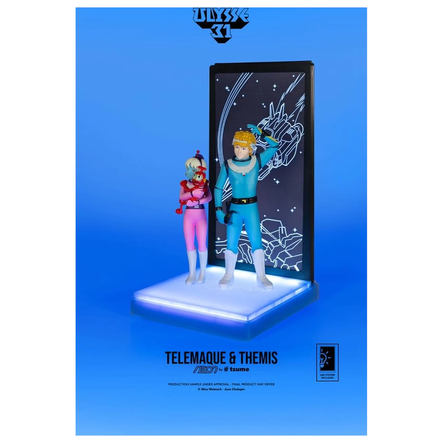 Ulysse 31 Neon Figure 1/9 Telemachus & Themis 20 cm figurina poza produsului