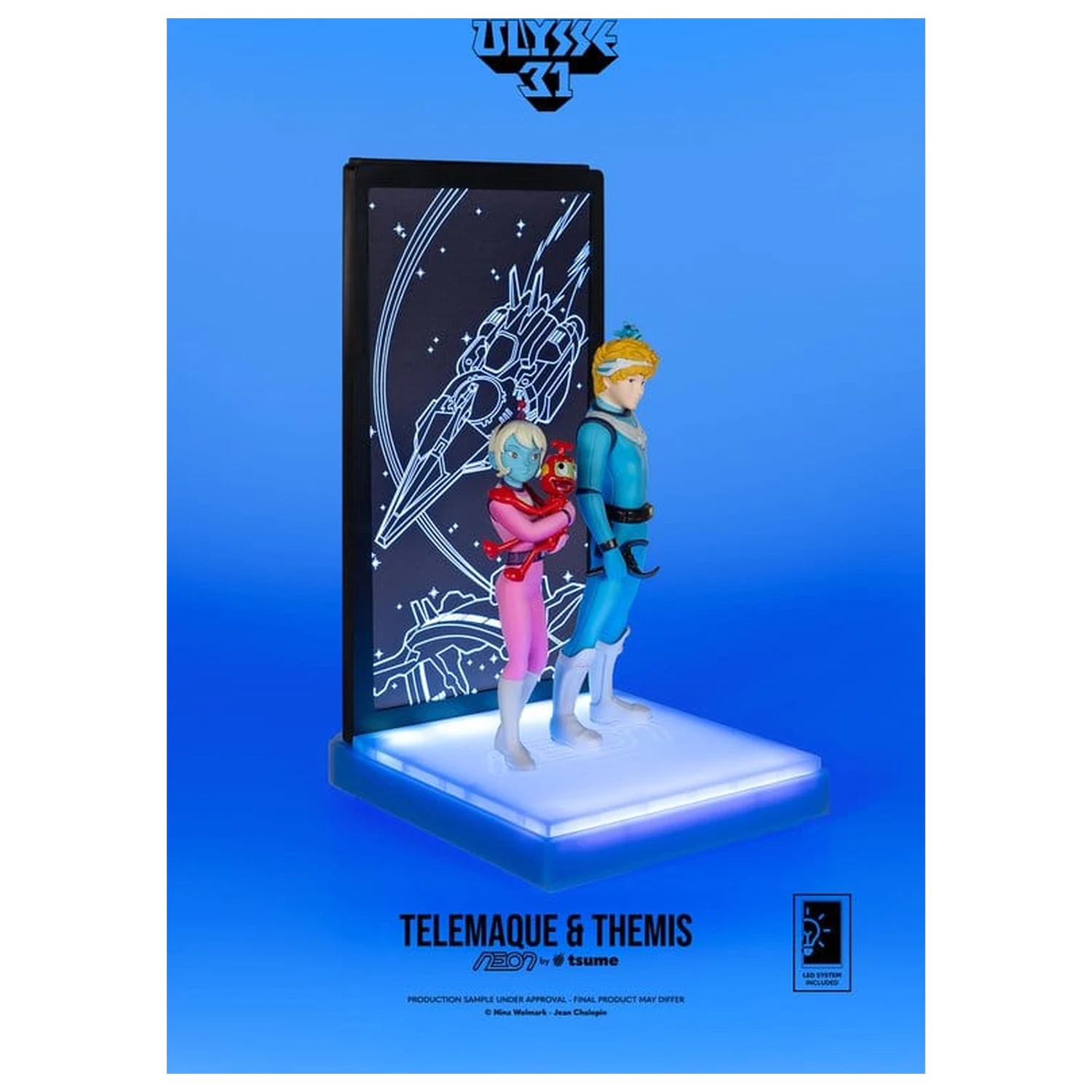 Ulysse 31 Neon Figure 1/9 Telemachus & Themis 20 cm figurina poza produsului