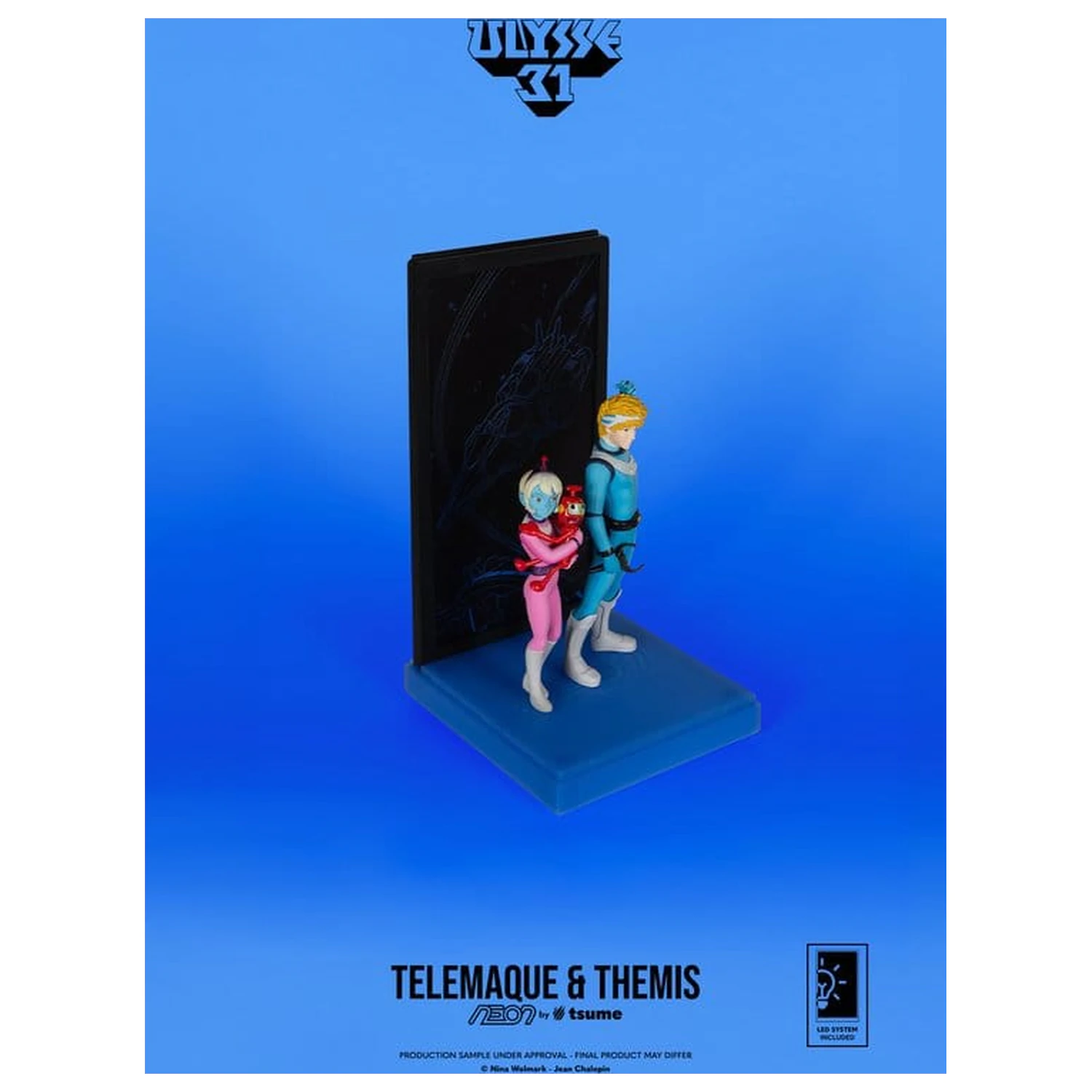 Ulysse 31 Neon Figure 1/9 Telemachus & Themis 20 cm figurina poza produsului