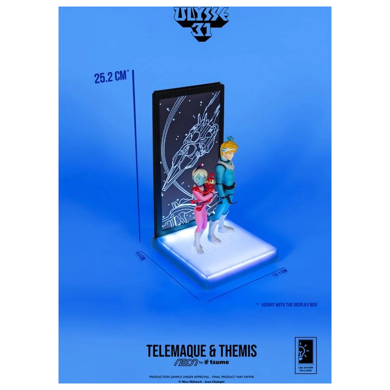 Ulysse 31 Neon Figure 1/9 Telemachus & Themis 20 cm figurina poza produsului