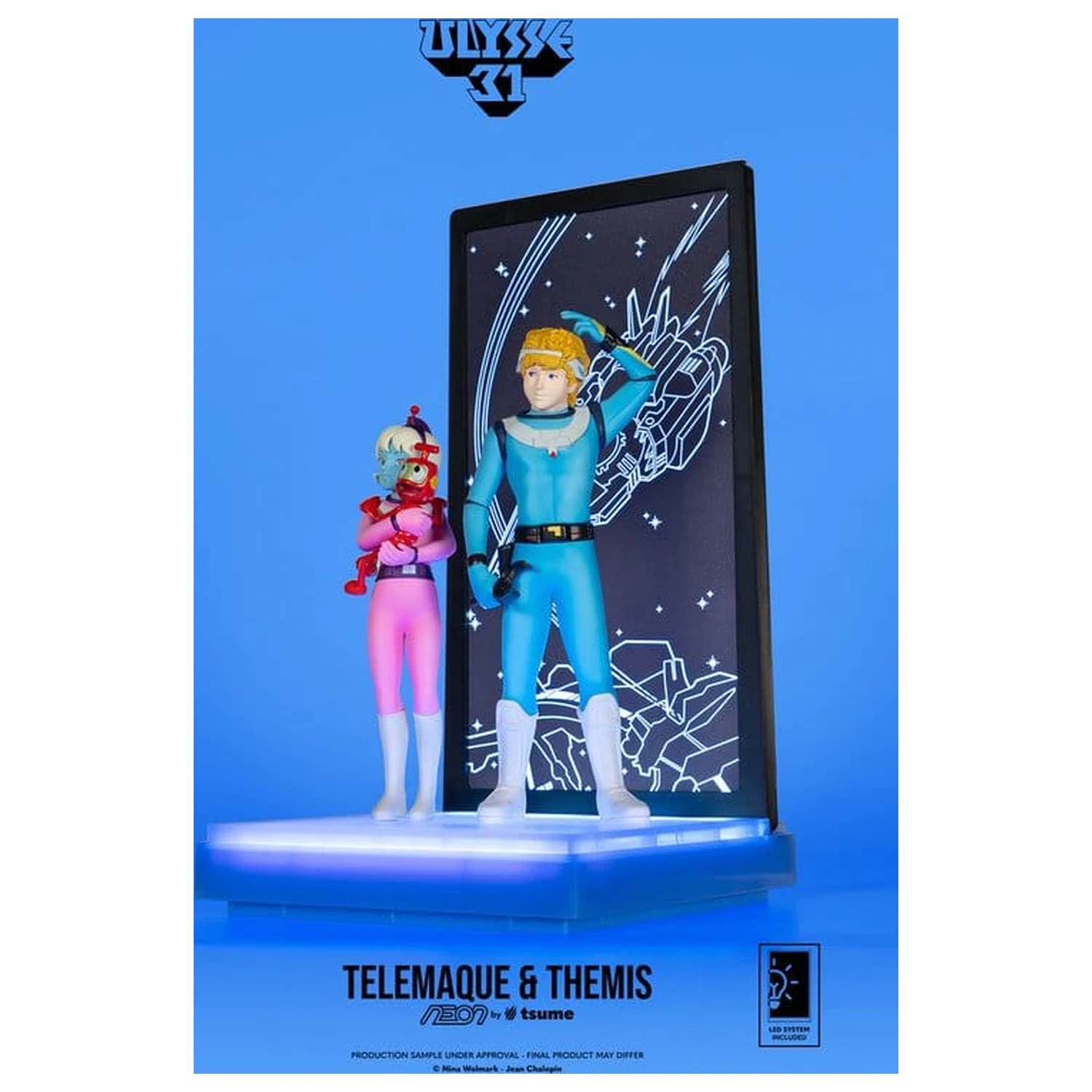 Ulysse 31 Neon Figure 1/9 Telemachus & Themis 20 cm figurina poza produsului
