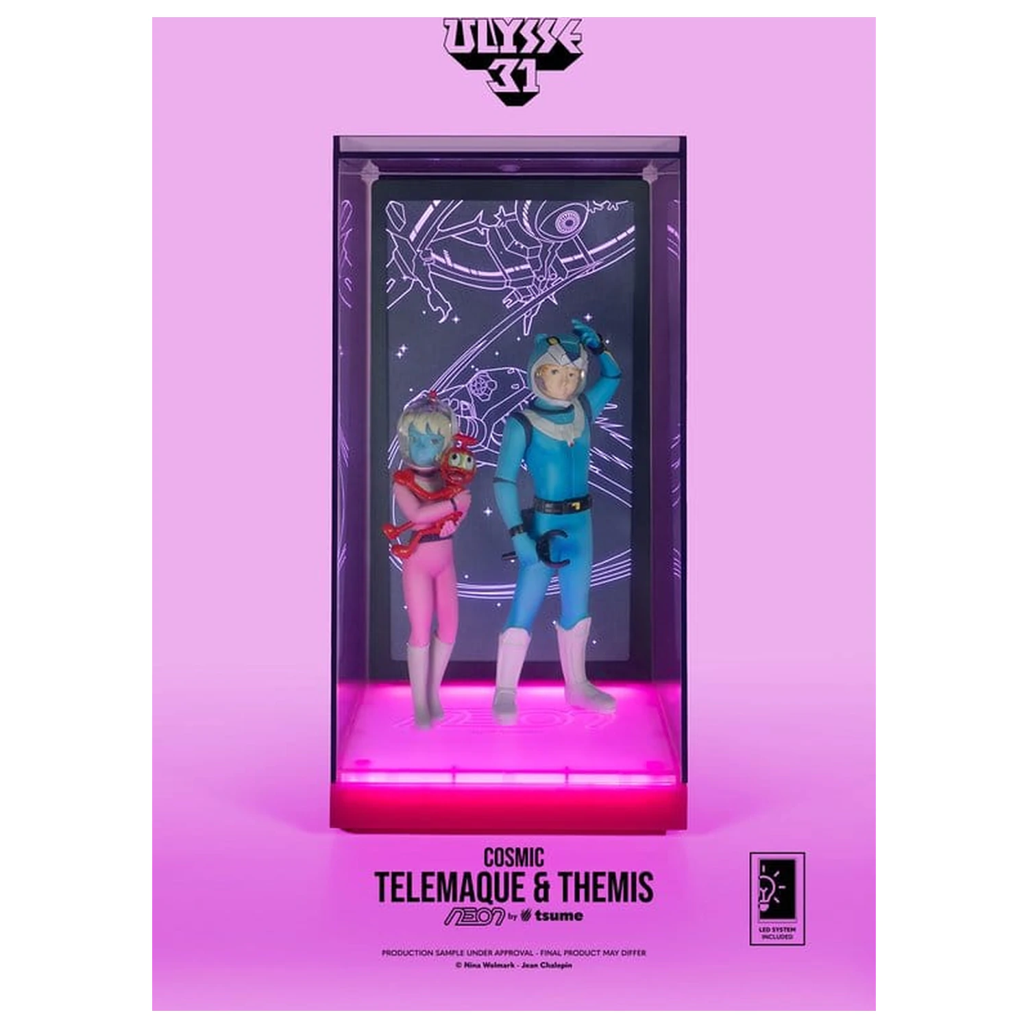 Ulysse 31 Figurina Neon 1/9 Telemachus & Themis Cosmic Version 20 cm poza produsului