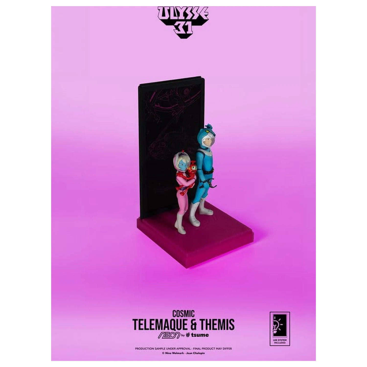Ulysse 31 Figurina Neon 1/9 Telemachus & Themis Cosmic Version 20 cm poza produsului