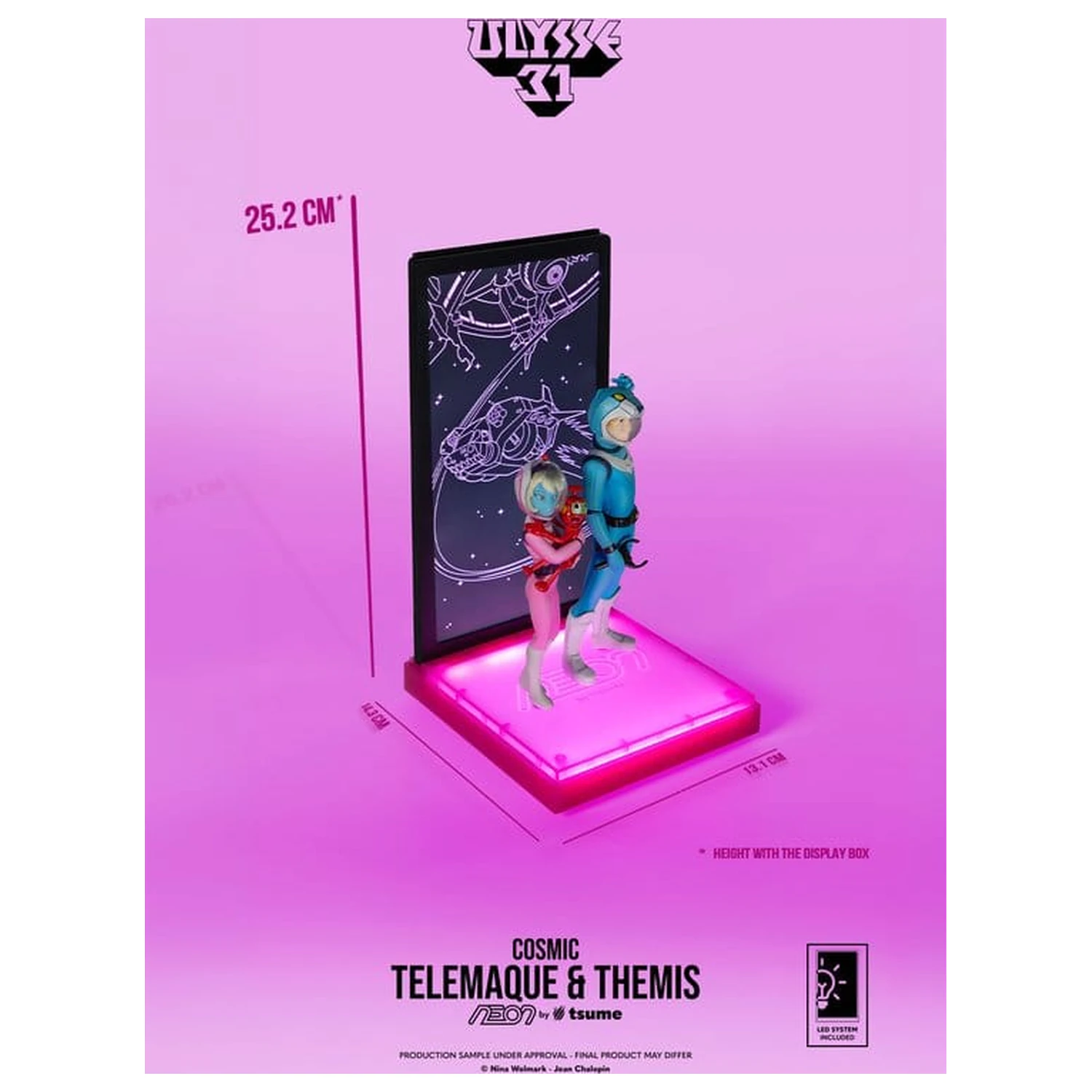 Ulysse 31 Figurina Neon 1/9 Telemachus & Themis Cosmic Version 20 cm poza produsului