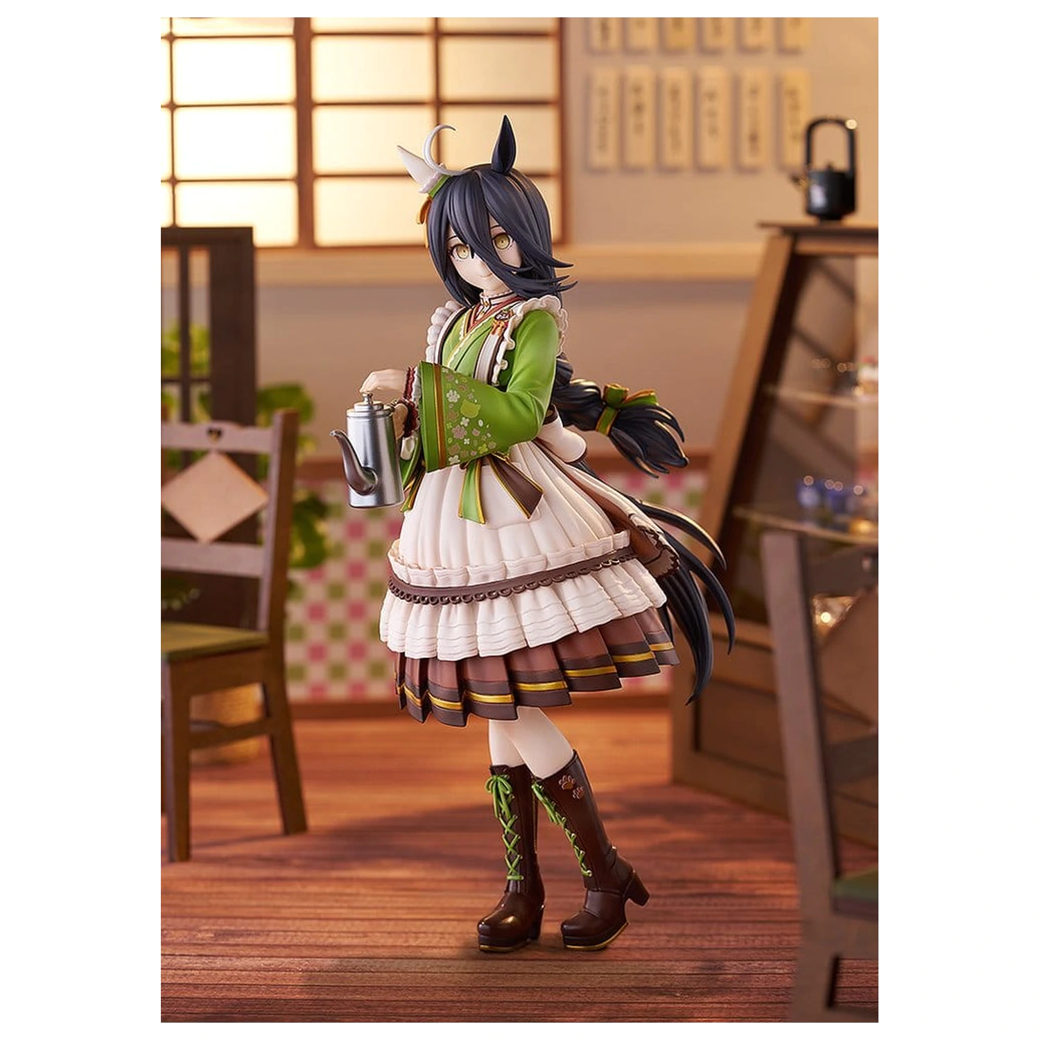 Uma Musume Pretty Derby Statuie din PVC 1/7 Manhattan Cafe Willow-Green Evening 24 cm poza produsului