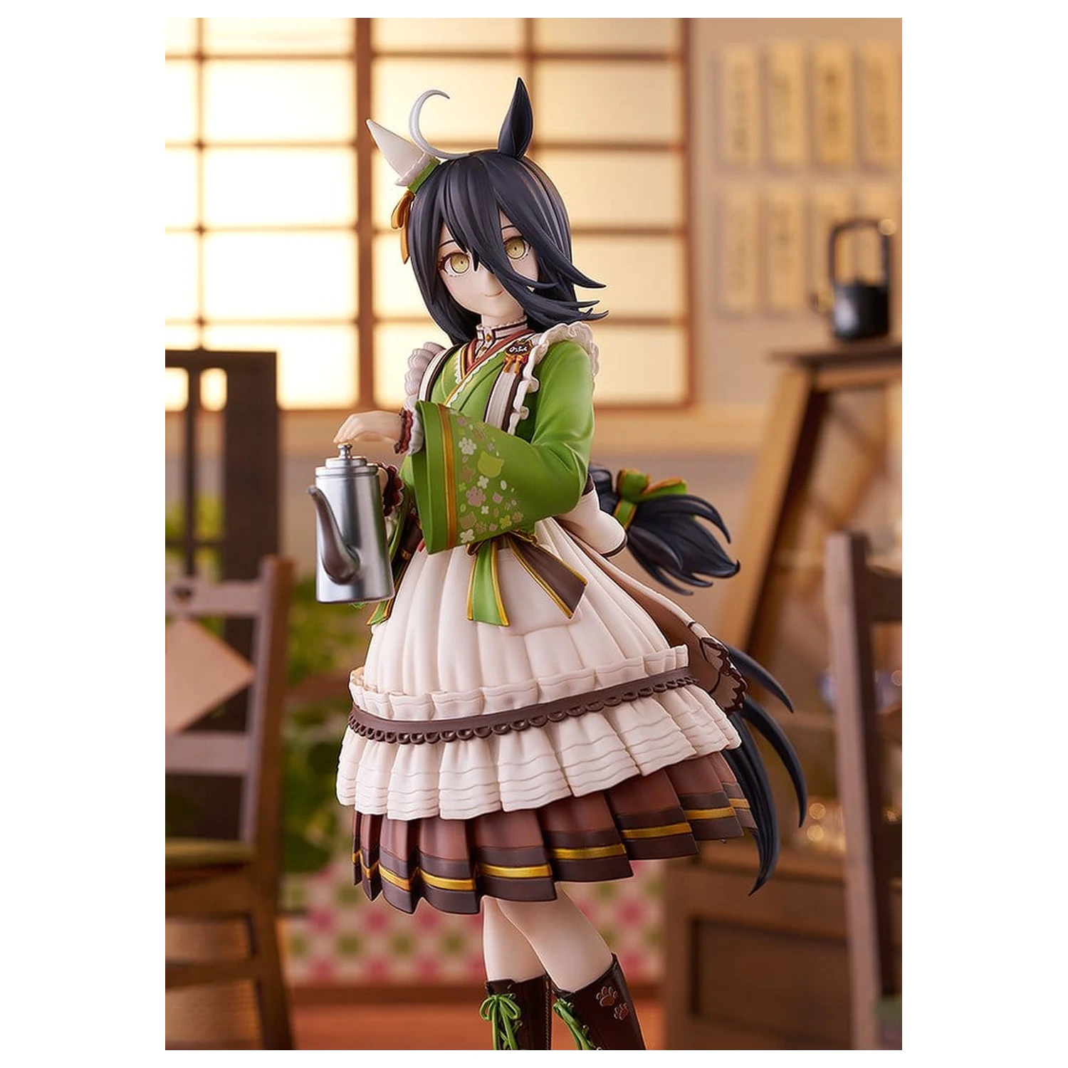 Uma Musume Pretty Derby Statuie din PVC 1/7 Manhattan Cafe Willow-Green Evening 24 cm poza produsului