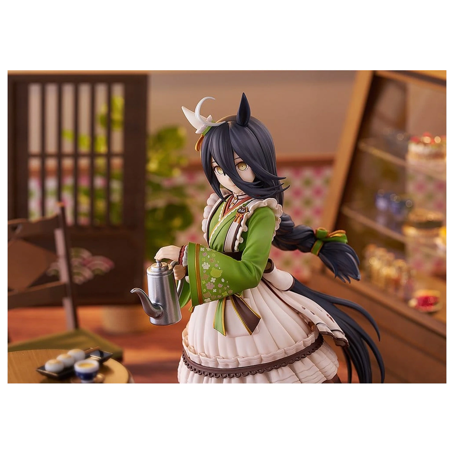 Uma Musume Pretty Derby Statuie din PVC 1/7 Manhattan Cafe Willow-Green Evening 24 cm poza produsului