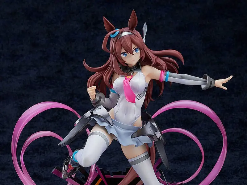Uma Musume Pretty Derby statuie PVC 1/7 Mihono Bourbon The Chestnut Cyborg 26 cm poza produsului