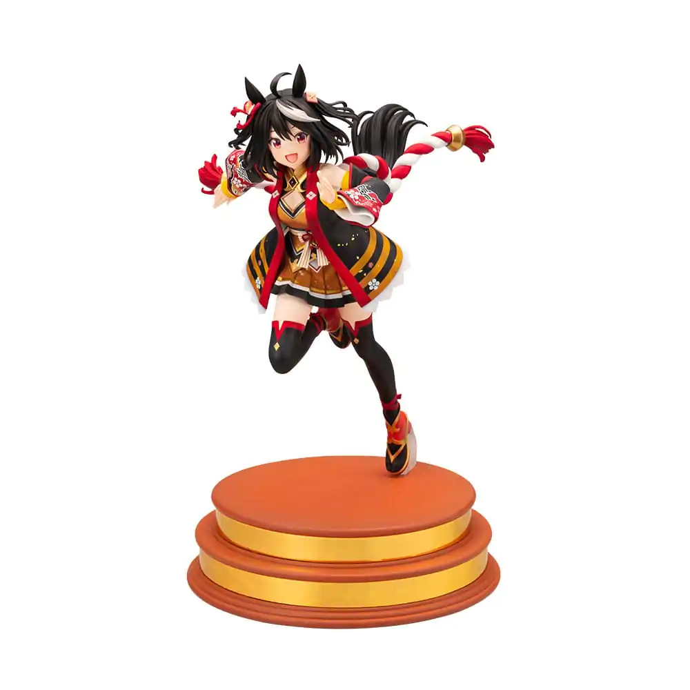 Uma Musume Pretty Derby Statuie PVC 1/7 Depășind Căldura Înaintătoare Kitasan Black 30 cm poza produsului