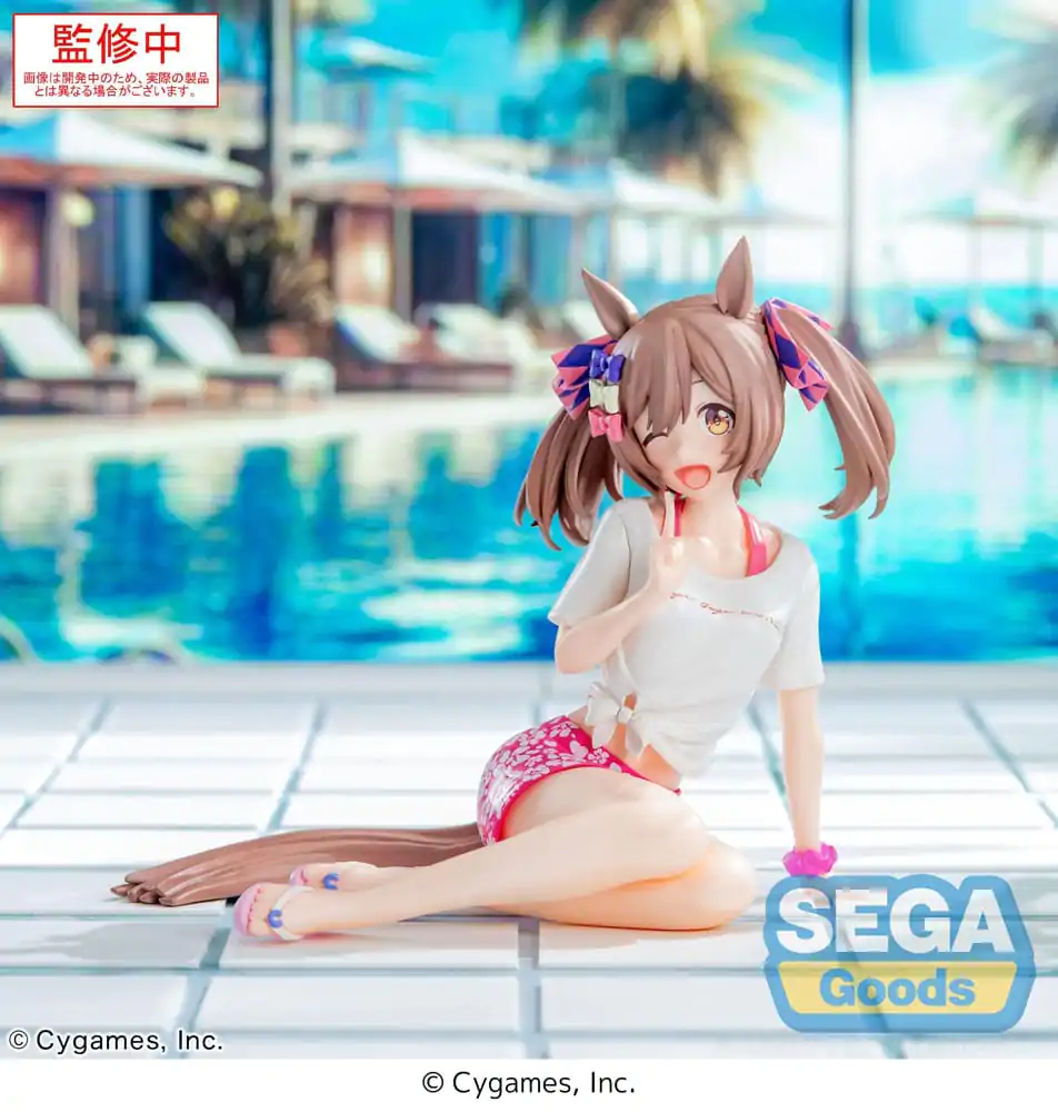 Uma Musume Pretty Derby Yumemirize Statuie PVC Smart Falcon Gaze on Me! 14 cm poza produsului