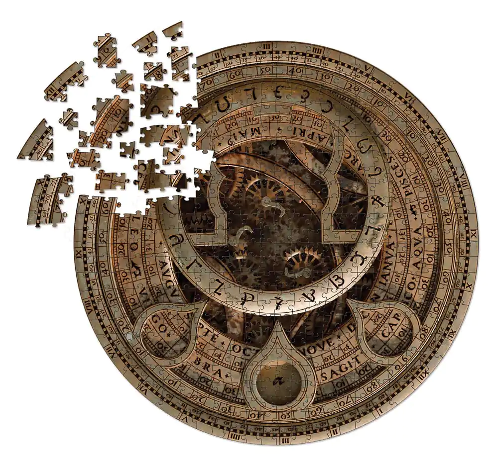 Uncharted Puzzle Jigsaw Cipher Disk Circular Deluxe (500 piese) poza produsului