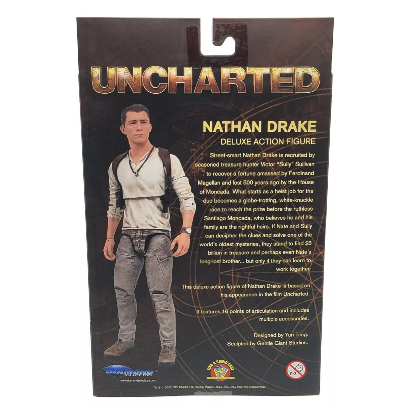 Figurină de acțiune Deluxe Uncharted Nathan Drake 18 cm poza produsului