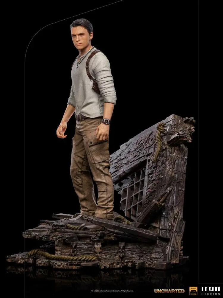 Statuie Uncharted Movie Deluxe Art Scale 1/10 Nathan Drake 22 cm poza produsului