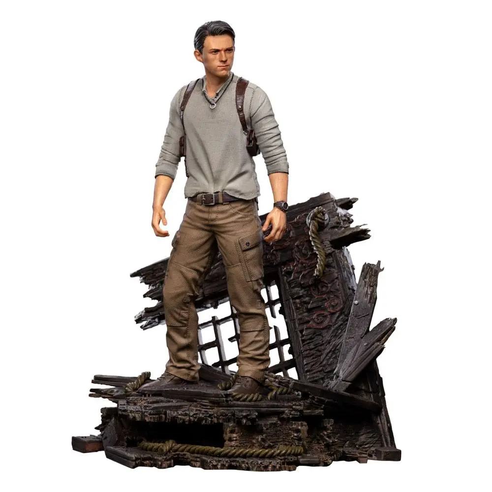 Statuie Uncharted Movie Deluxe Art Scale 1/10 Nathan Drake 22 cm poza produsului