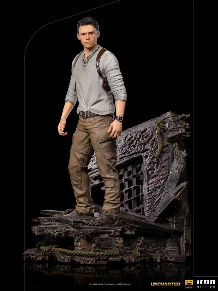Statuie Uncharted Movie Deluxe Art Scale 1/10 Nathan Drake 22 cm poza produsului