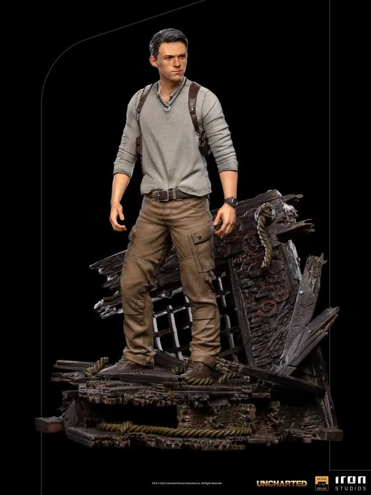 Statuie Uncharted Movie Deluxe Art Scale 1/10 Nathan Drake 22 cm poza produsului