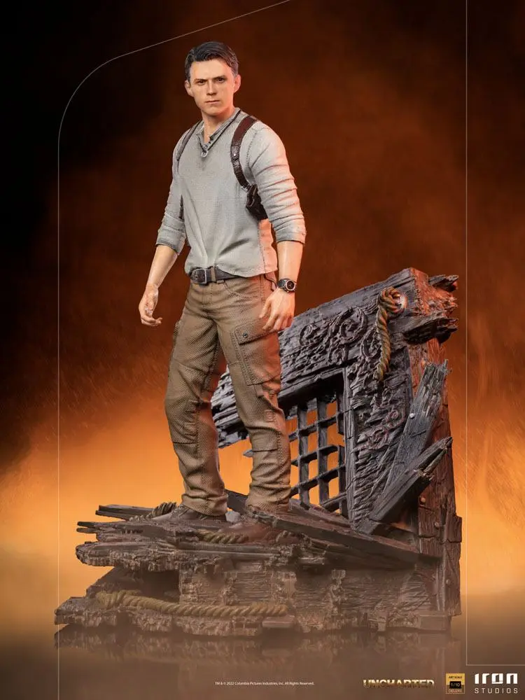 Statuie Uncharted Movie Deluxe Art Scale 1/10 Nathan Drake 22 cm poza produsului