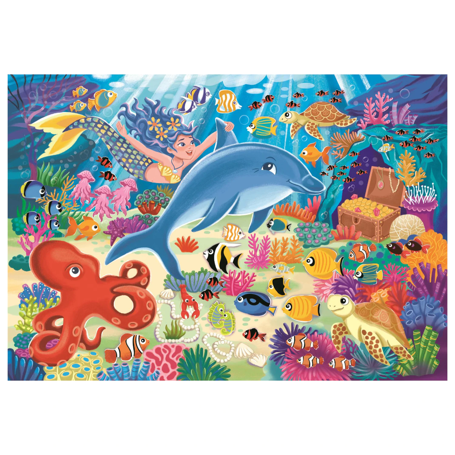 Undersea Fun puzzle din 30 de piese Clementoni poza produsului