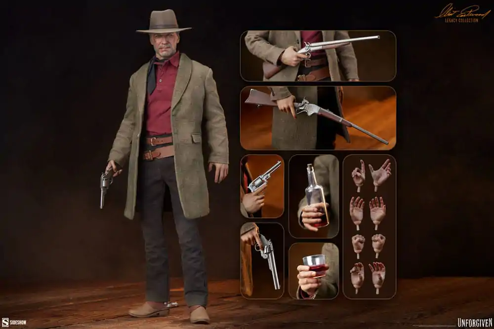 Unforgiven Clint Eastwood Legacy Collection figurina de actiune 1/6 William Munny 32 cm poza produsului