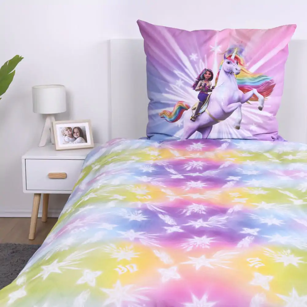 Lenjerie de pat Unicorn Academy Magic 135 x 200 cm poza produsului