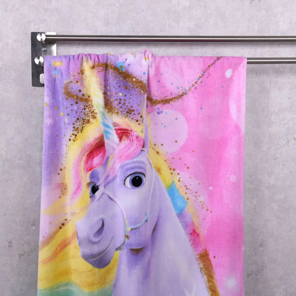 Unicorn Academy Prosop de velur Magic 75 x 150 cm poza produsului