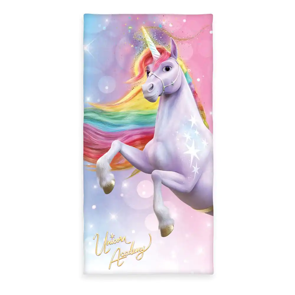 Unicorn Academy Prosop de velur Magic 75 x 150 cm poza produsului
