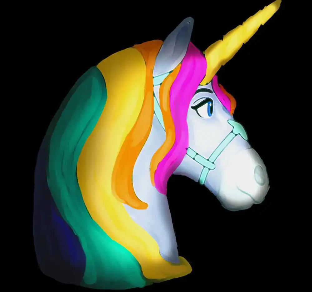 Unicorn Academy 3D Lampă LED Wildstar 18 cm poza produsului
