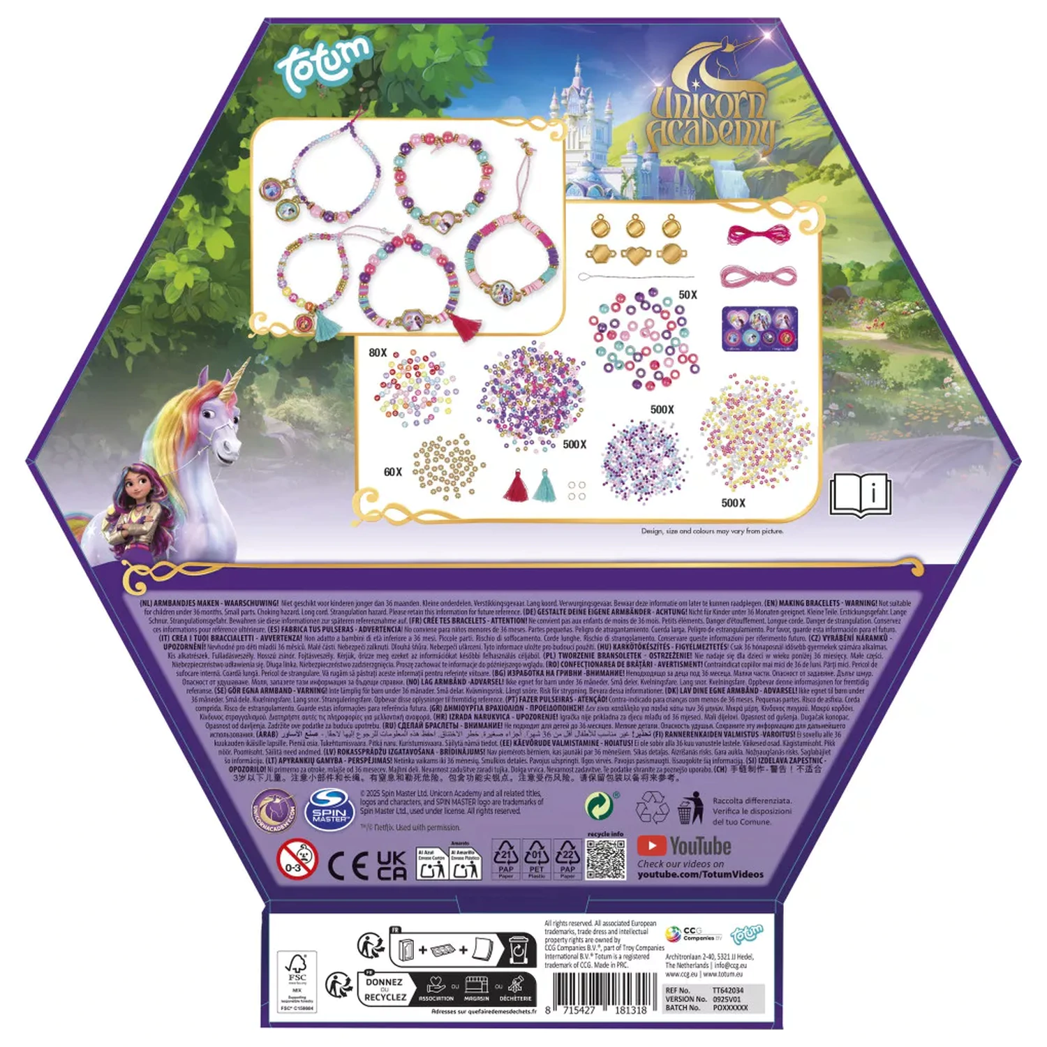 Unicorn Academy Friends Kit de margele poza produsului