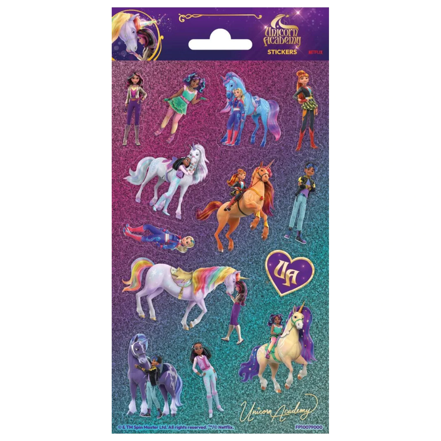 Unicorn Academy Magic World Set de autocolante poza produsului