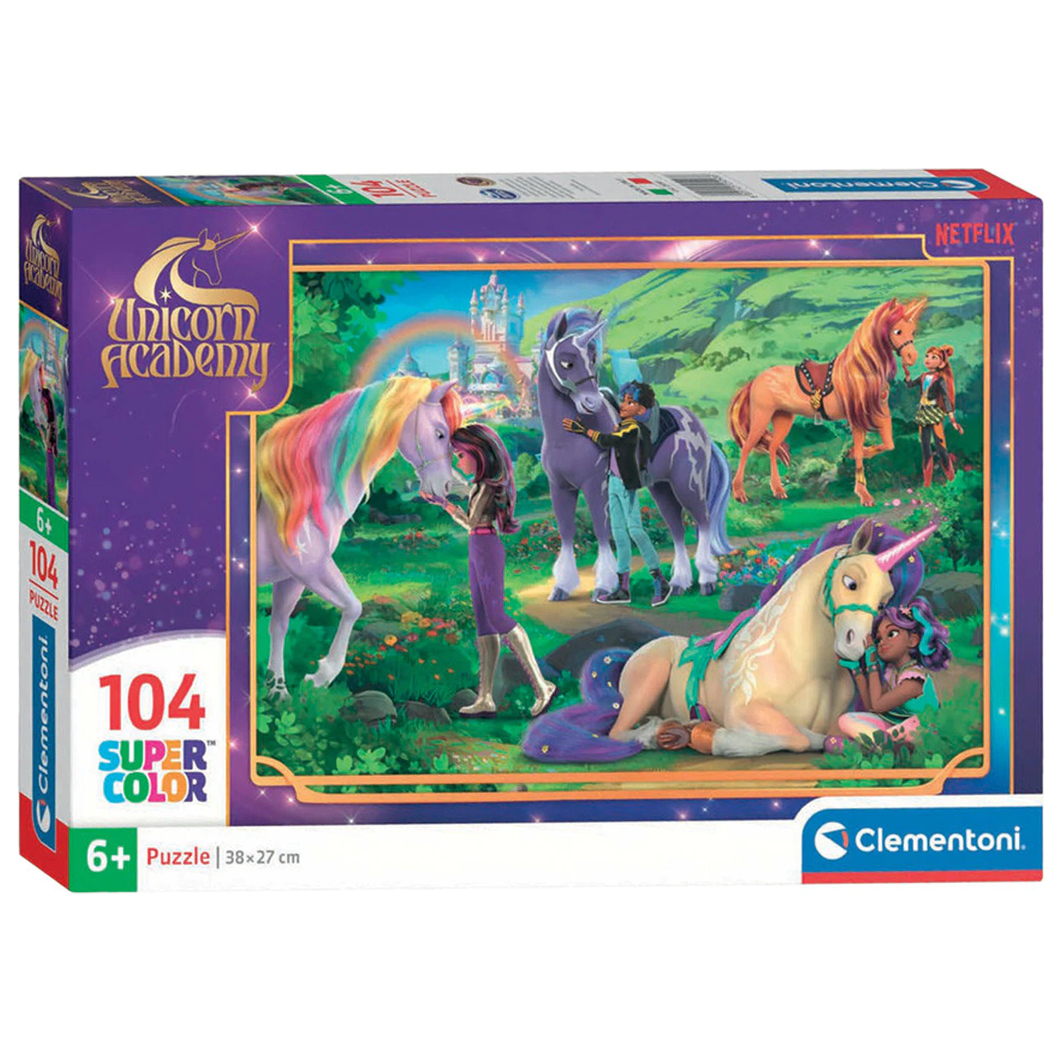 Unicorn Academy Meadow puzzle din 104 piese poza produsului