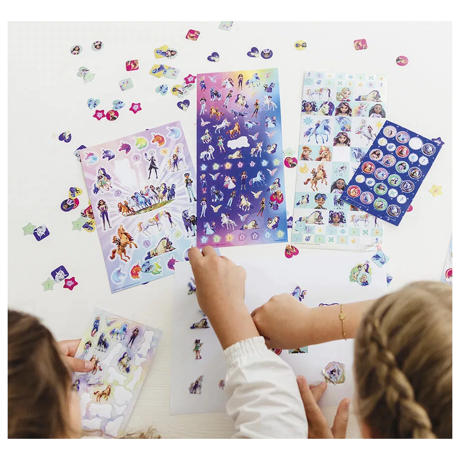 Unicorn Academy Super Sticker Set cu jucarie poza produsului
