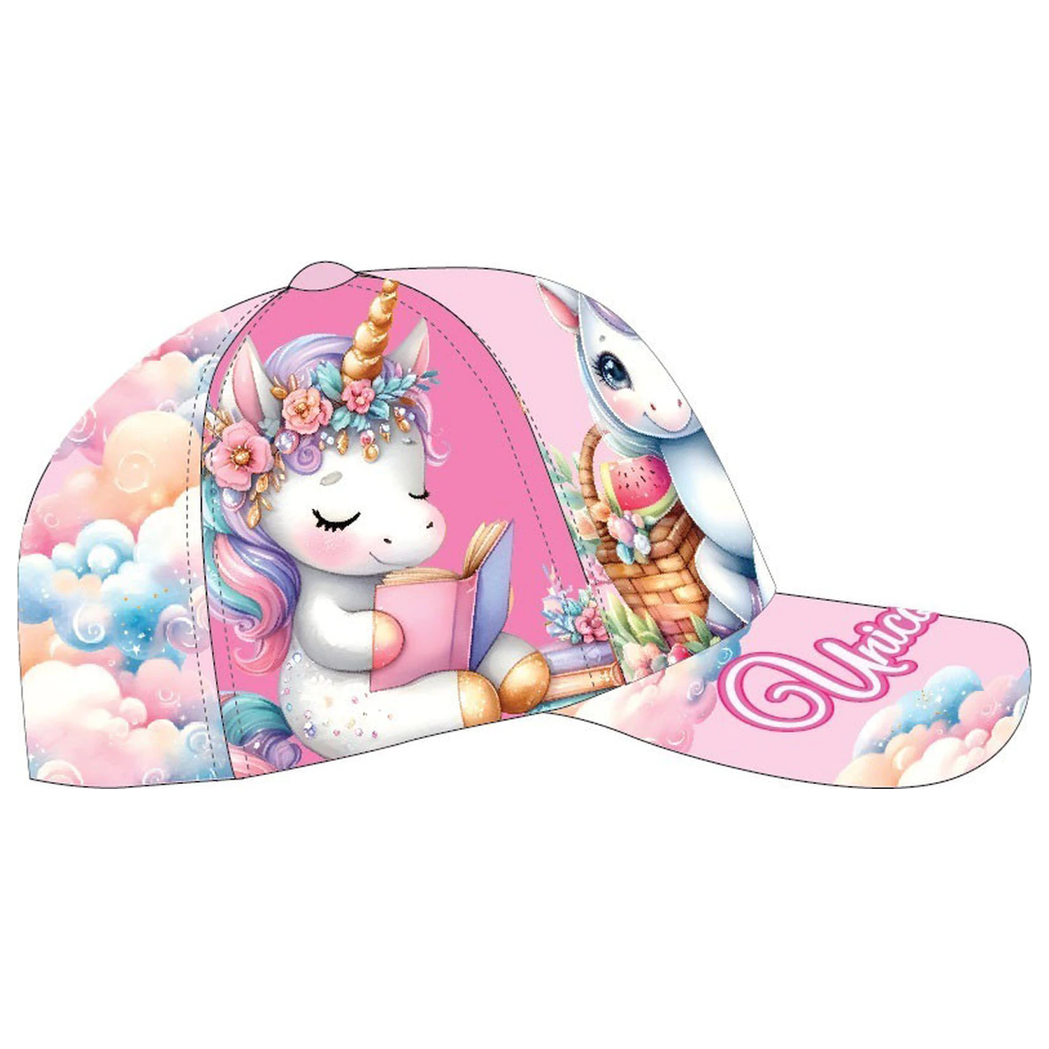 Șapcă de baseball pentru copii Unicorn Clouds 53 cm poza produsului