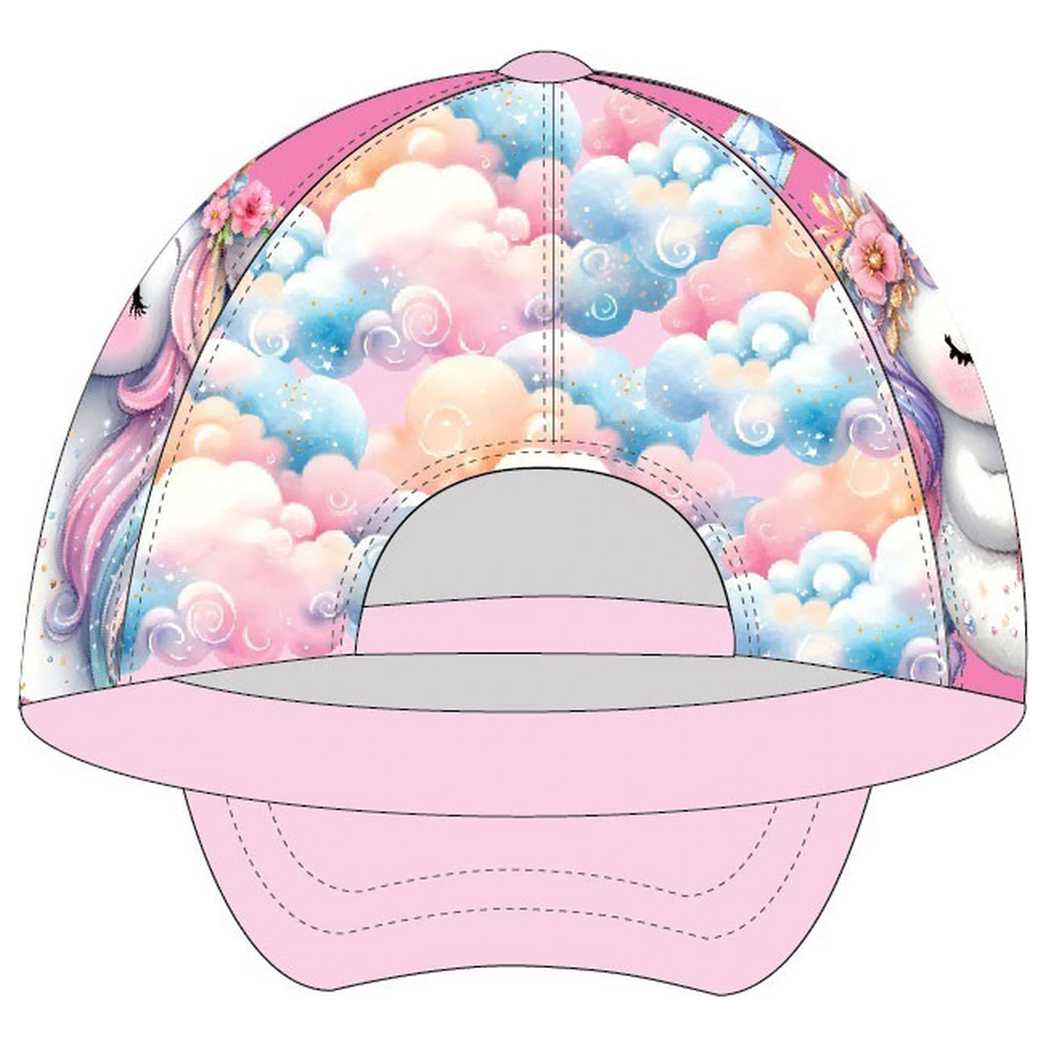 Șapcă de baseball pentru copii Unicorn Clouds 53 cm poza produsului