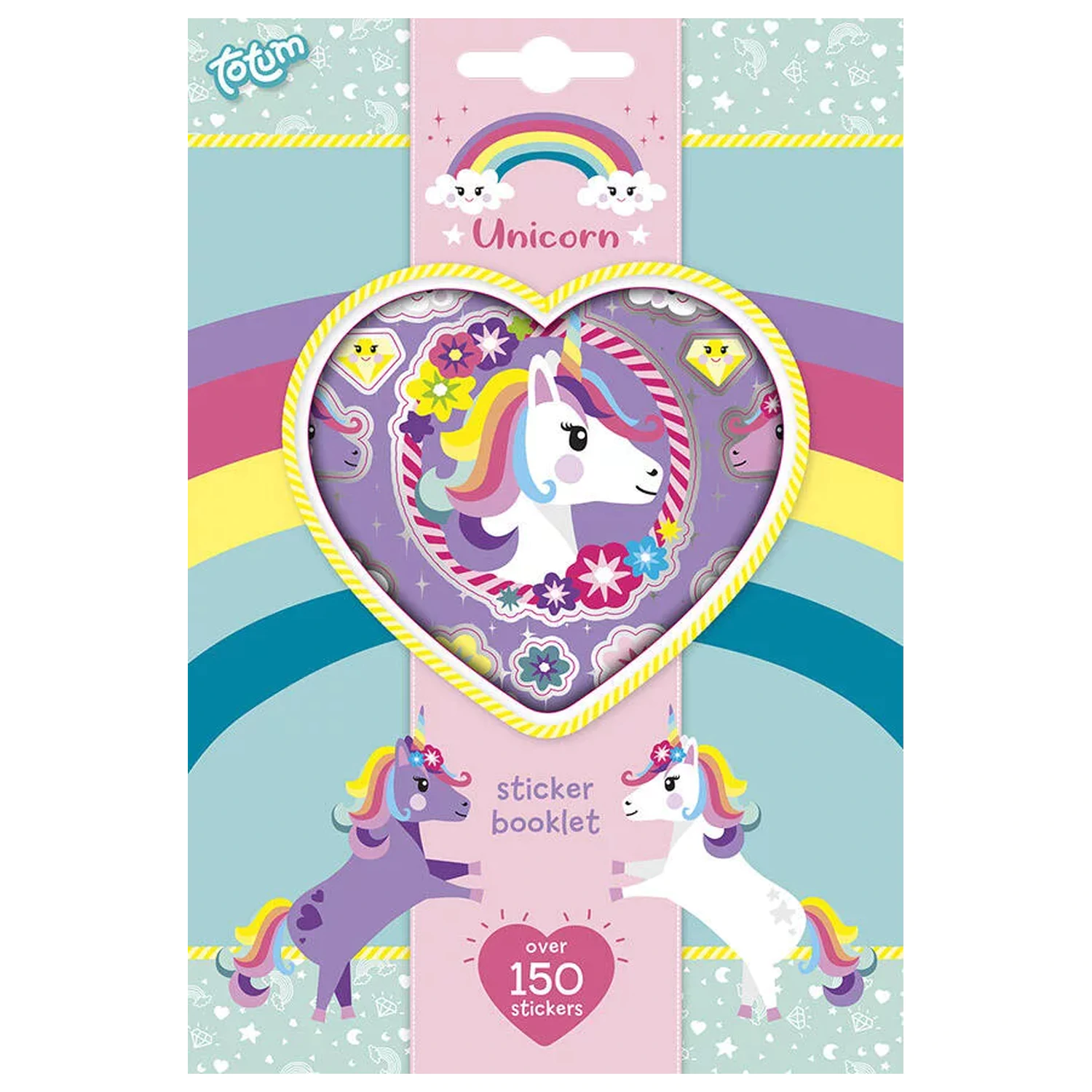 Unicorn Flower Set autocolante 4 coli poza produsului