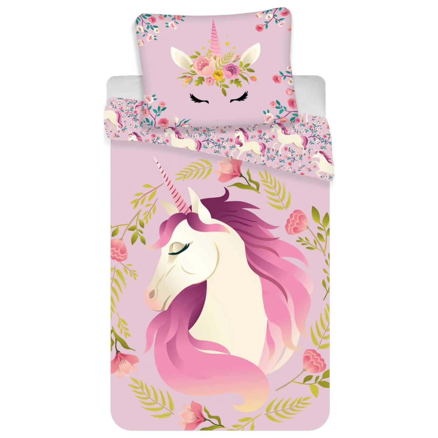 Unicorn Flowers Husă de pilote poza produsului
