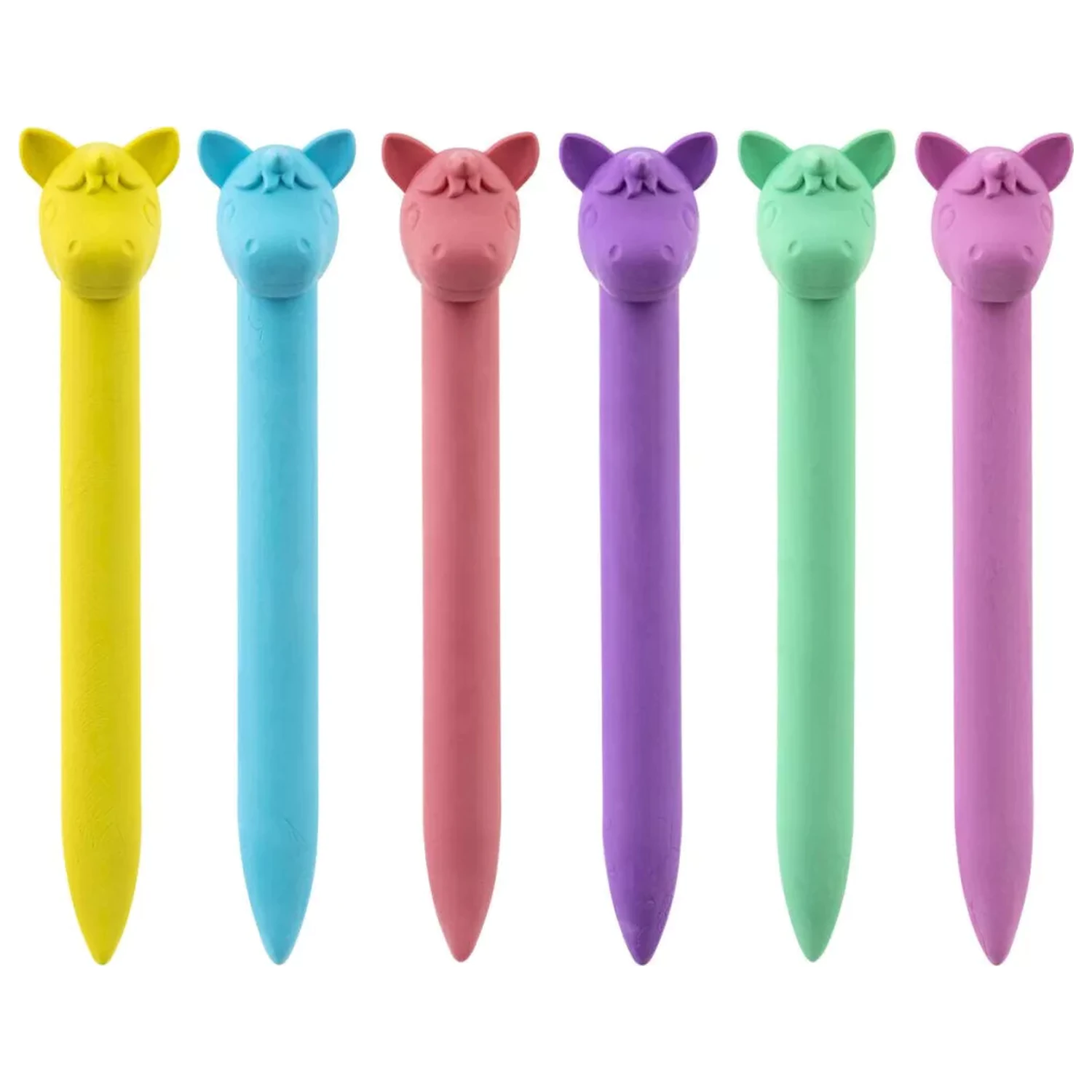 Unicorn Happy Shape Crayon, 6 bucati poza produsului