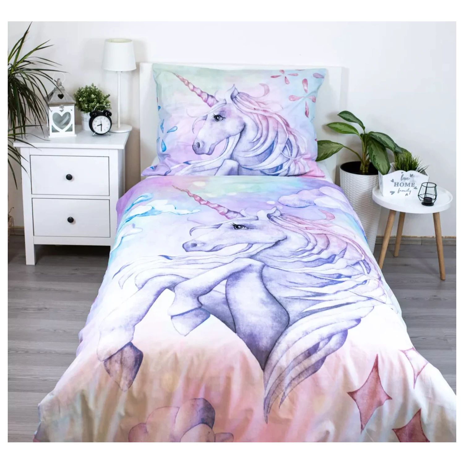 Unicorn Pastel Rainbow Husă de pilotă poza produsului