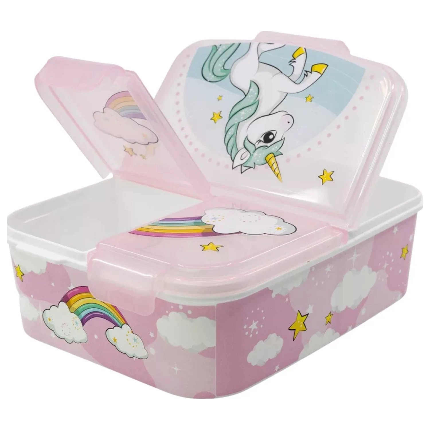 Unicorn Range Cutie de pranz cu multiple compartimente, Cutie Sandwich poza produsului