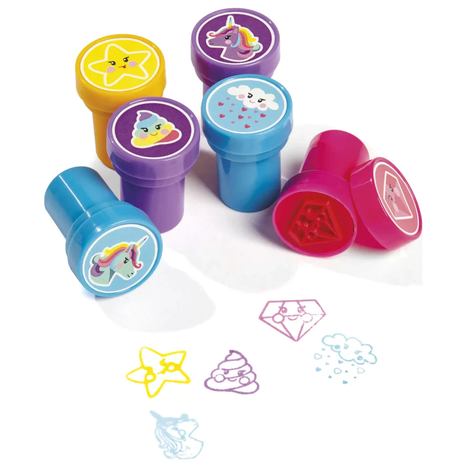 Unicorn Smile Stamp Set 12 buc poza produsului