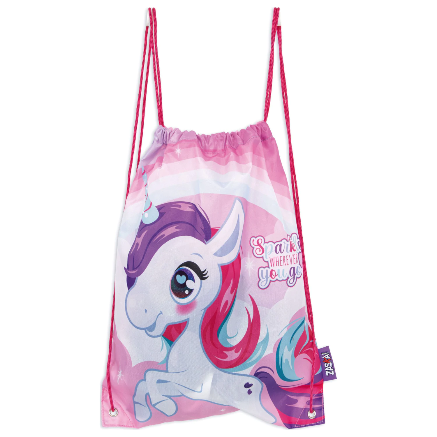 Unicorn Sparkle Geanta Sport, Geanta Sala 44 cm poza produsului