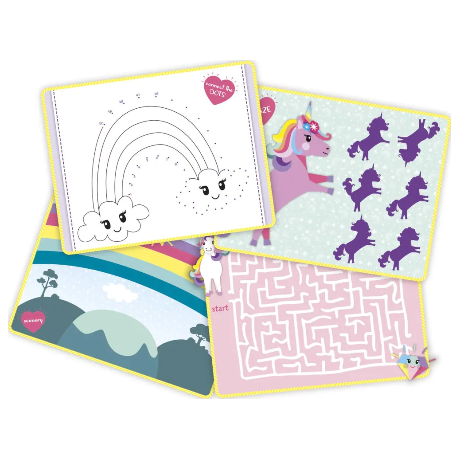 Unicorn Set super autocolante poza produsului