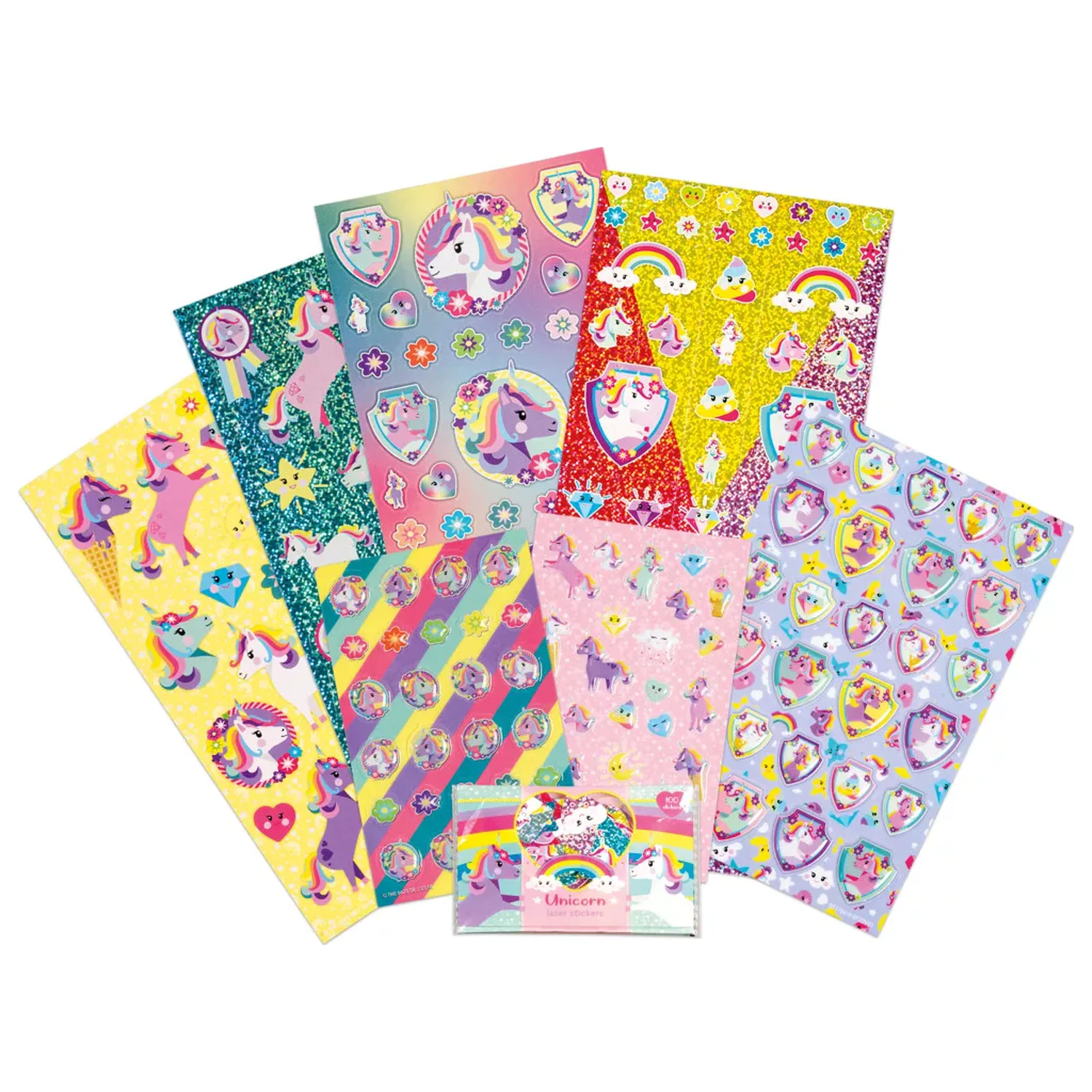 Unicorn Set super autocolante poza produsului